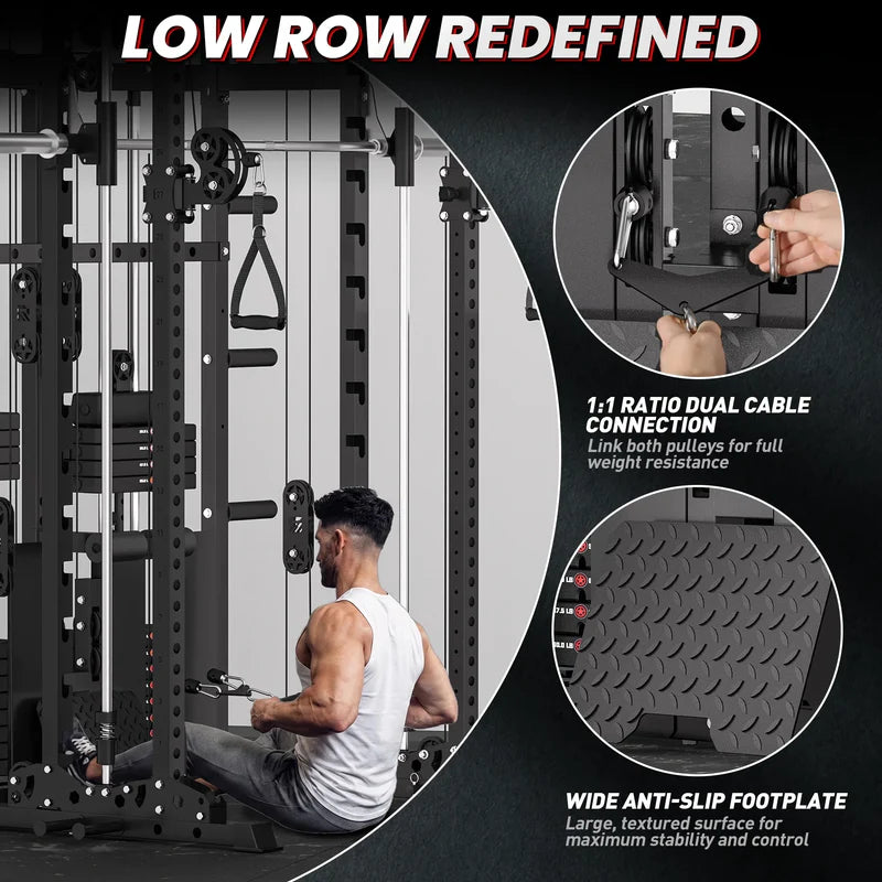 ANVIL S1 Smith Machine Functional Trainer Home Gym Package