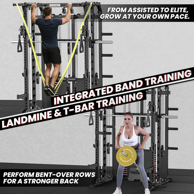 ANVIL S1 Smith Machine Functional Trainer Home Gym Package