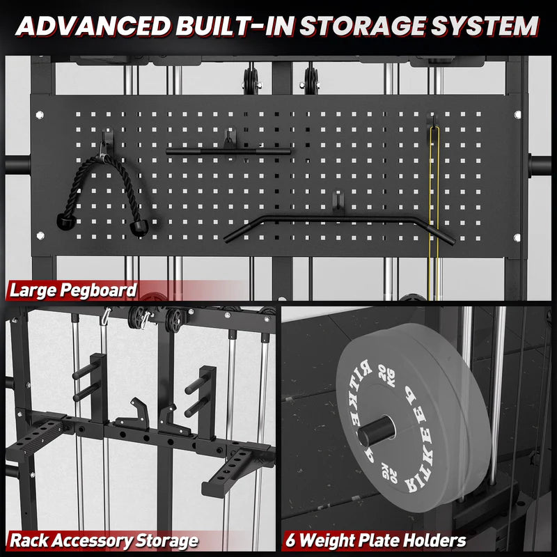 ANVIL S1 Smith Machine Functional Trainer Home Gym Package