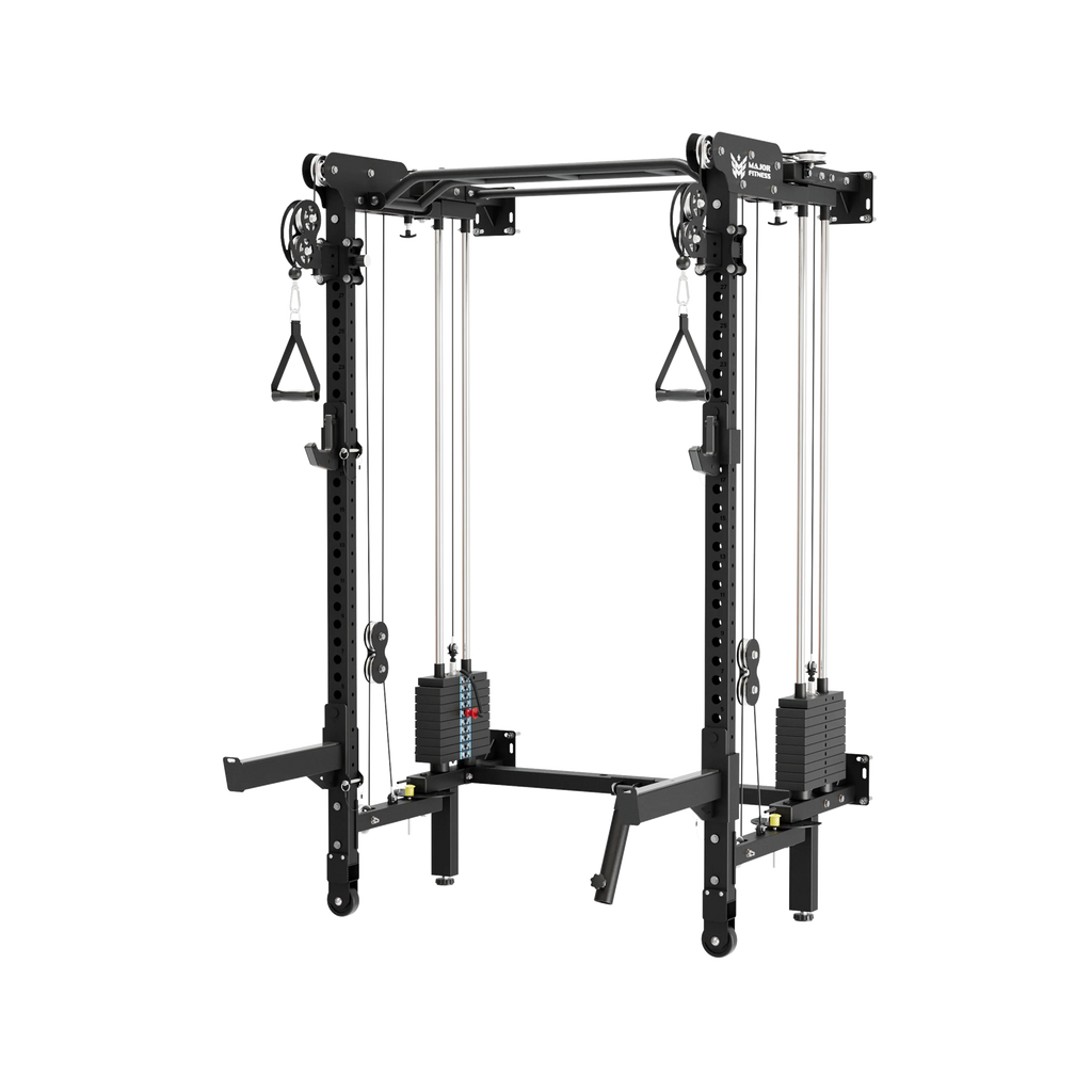 Major Fitness F35 All-In-One Home Gym Wall-Mount Folding Power Rack