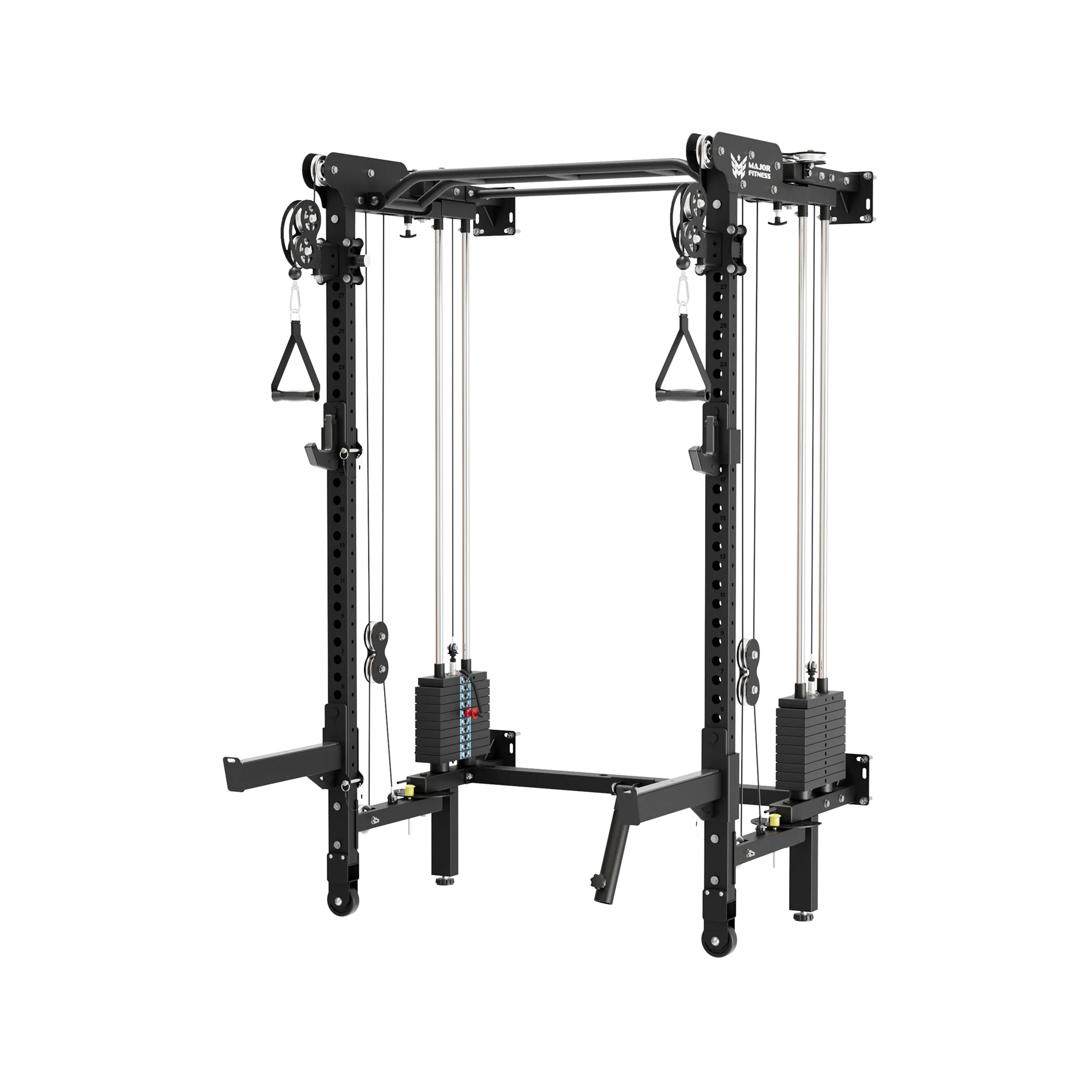 Major Fitness F35 All-In-One Home Gym Wall-Mount Folding Power Rack